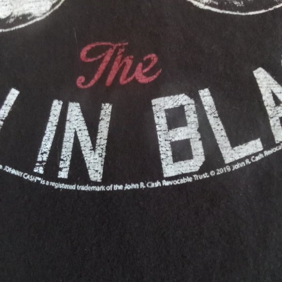 Johnny Cash The Man in Black Graphic T-Shirt - Picture 3 of 8